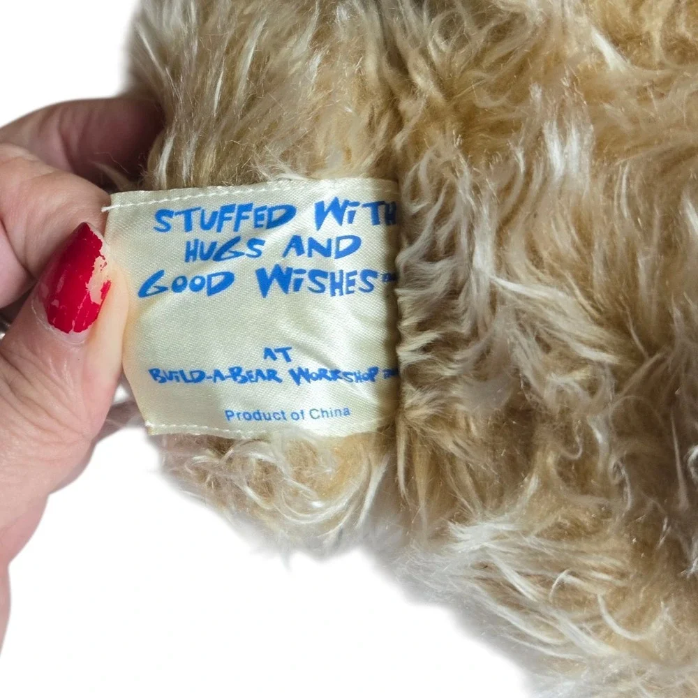 Build A Bear Curly Teddy Plush 16